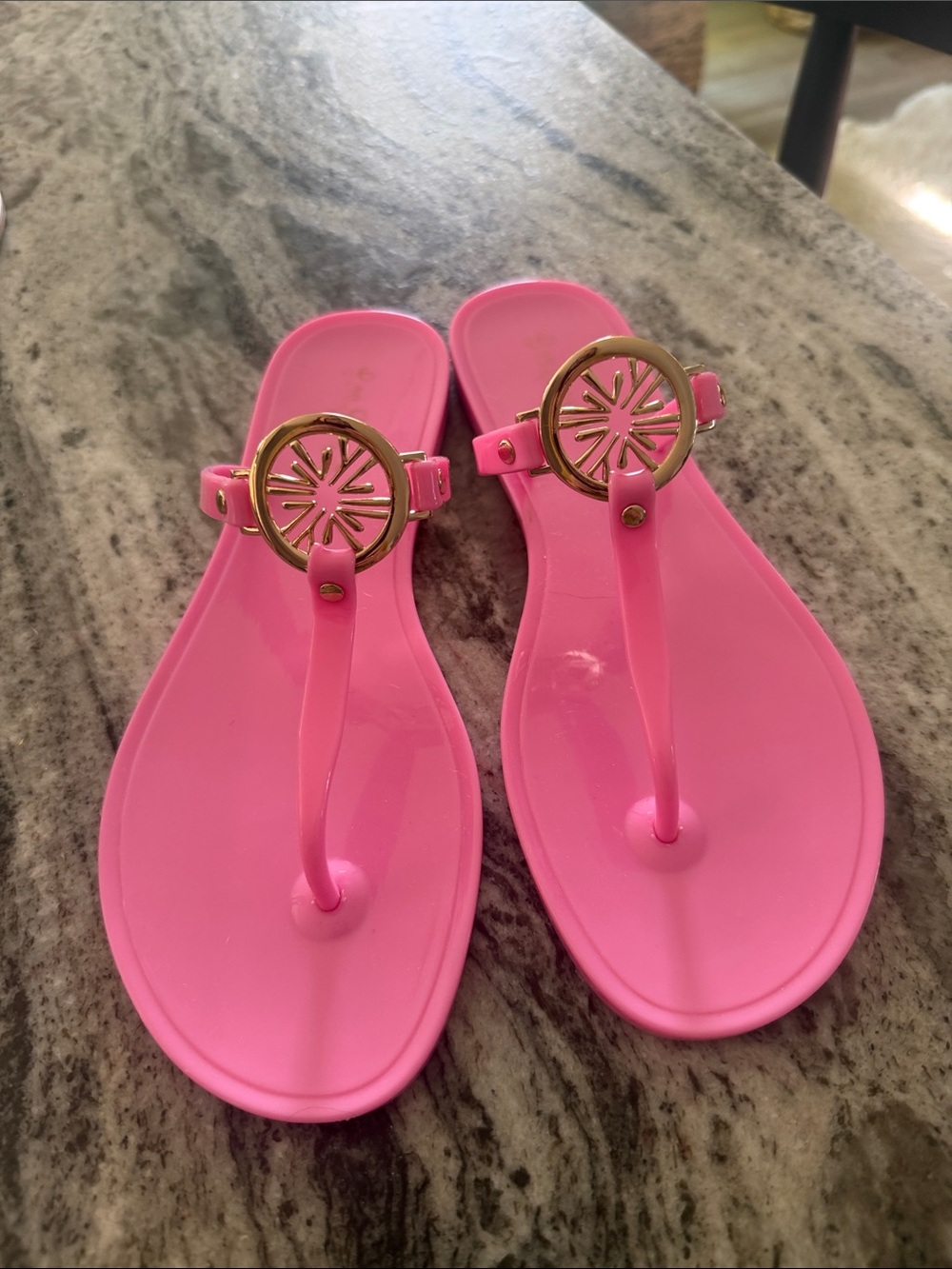 Lilly Pulitzer Pink Sandals